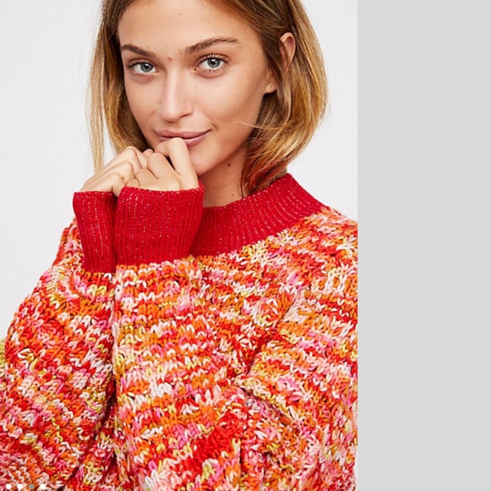 Brand new Free People Colorful sweater NWT - Picture 2 of 3